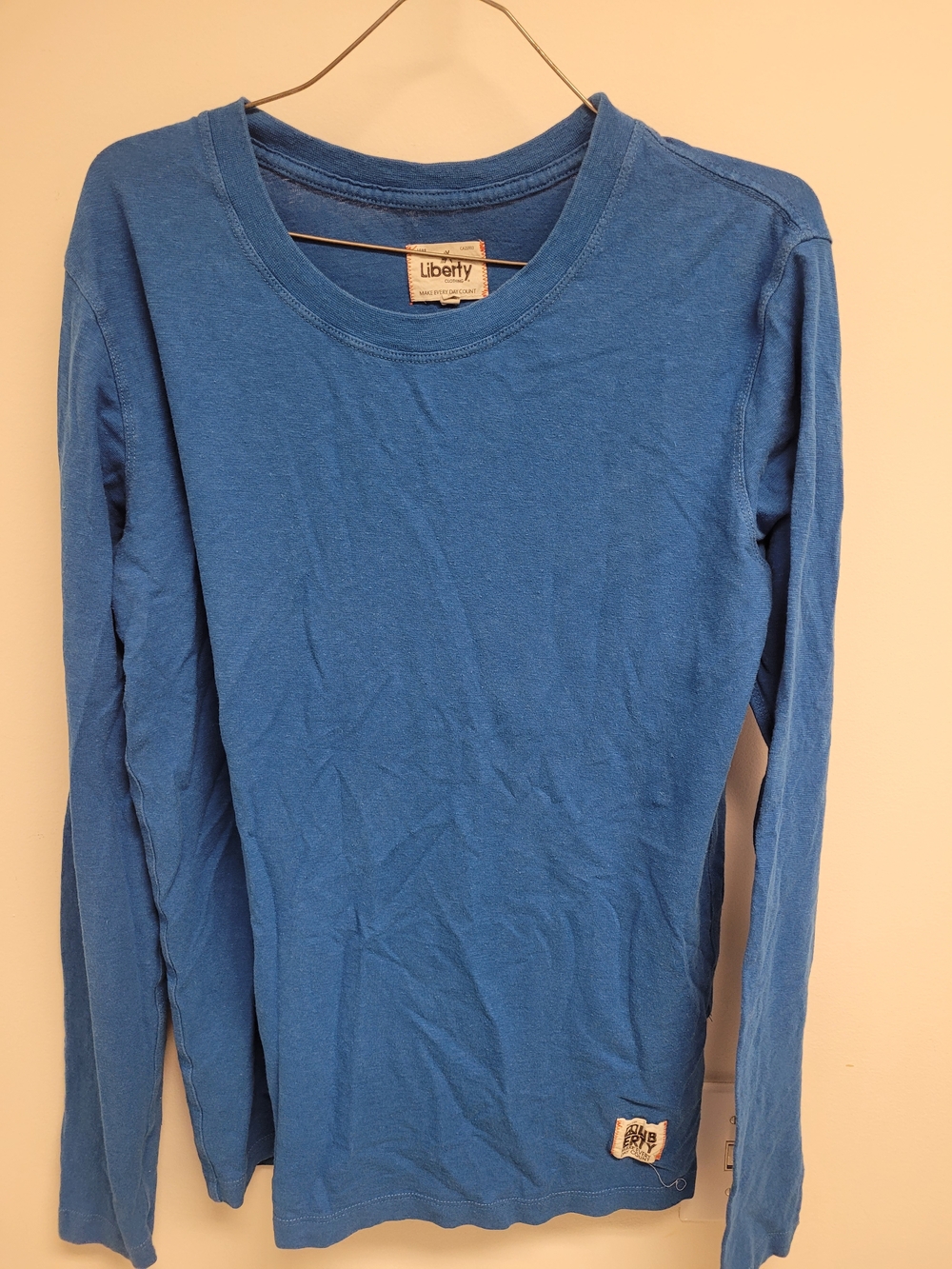 liberty Blue HEMP Long Sleeve Men’s Tee